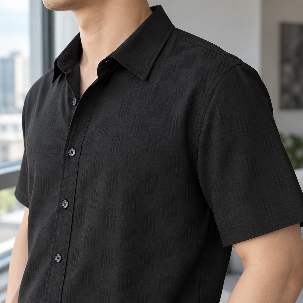 [LEVE 5 PAGUE 3] Camisa Masculina Logan em Tecido Linho (Estilo de Homem de Respeito!)