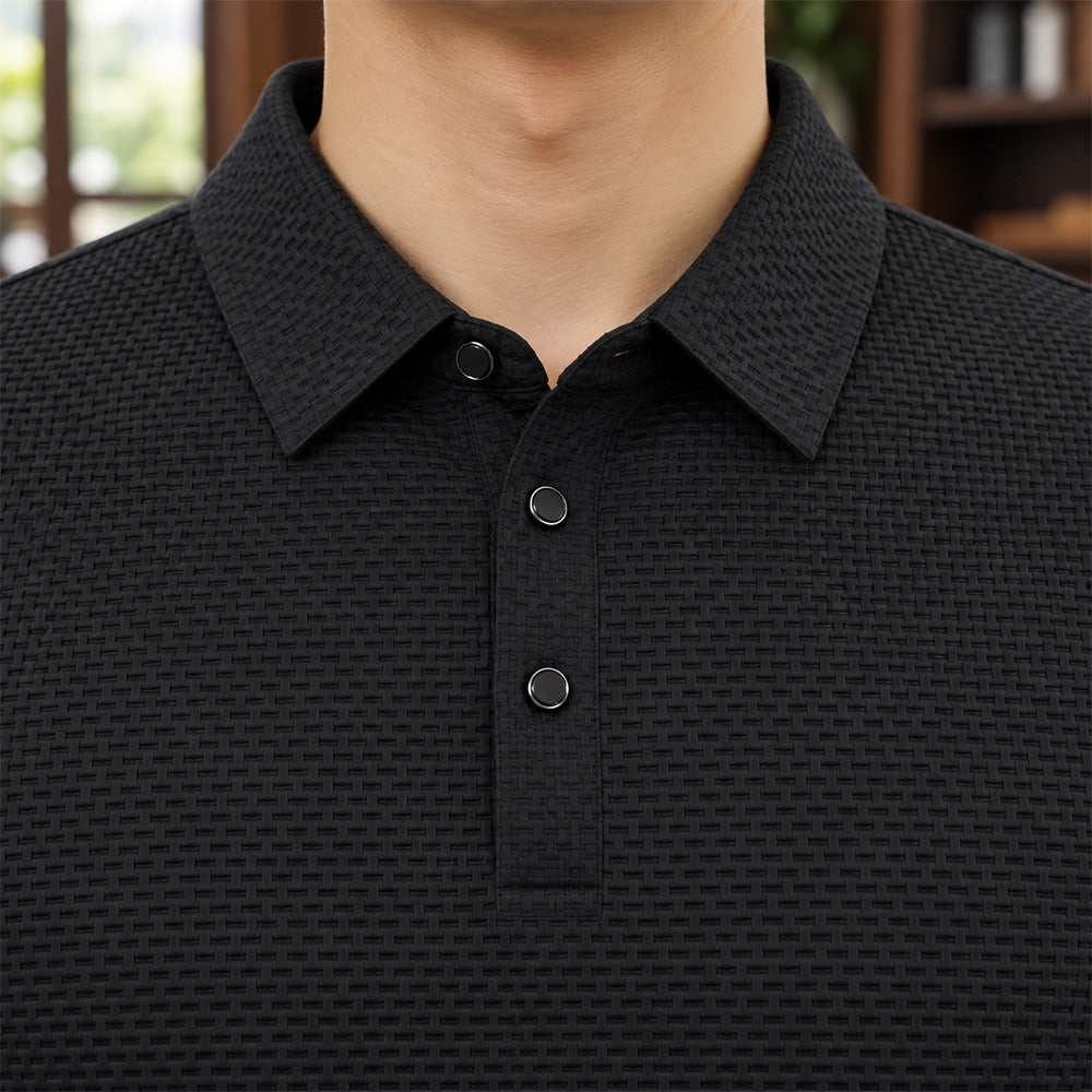 [LEVE 5 PAGUE 3] Camisa Masculina Novex em Seda Gelo e Poliéster (Presença de Quem Sabe se Vestir!)