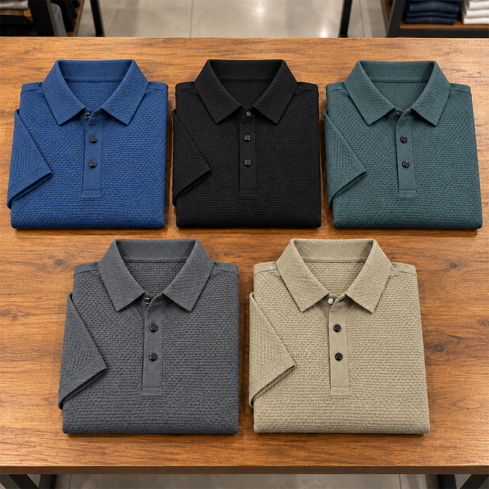 [LEVE 5 PAGUE 3] Camisa Masculina Novex em Seda Gelo e Poliéster (Presença de Quem Sabe se Vestir!)