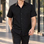 [LEVE 5 PAGUE 3] Camisa Masculina Logan em Tecido Linho (Estilo de Homem de Respeito!)
