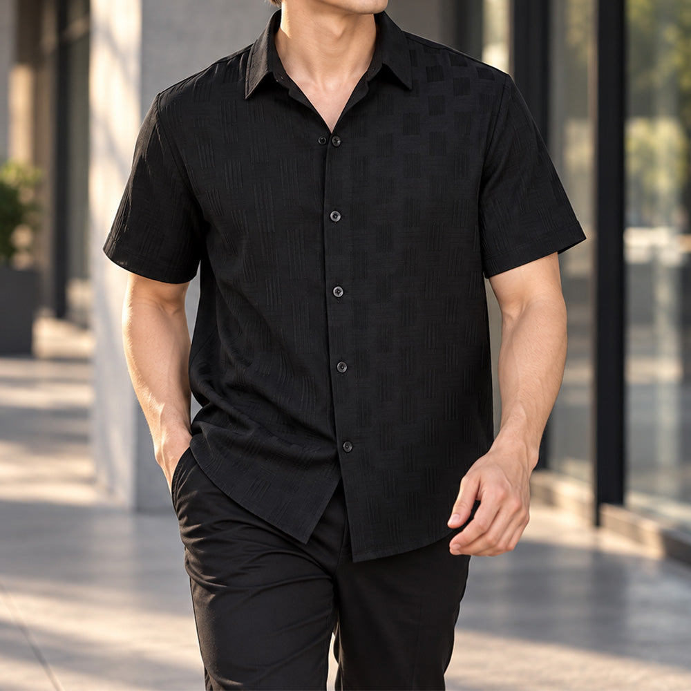 [LEVE 5 PAGUE 3] Camisa Masculina Logan em Tecido Linho (Estilo de Homem de Respeito!)
