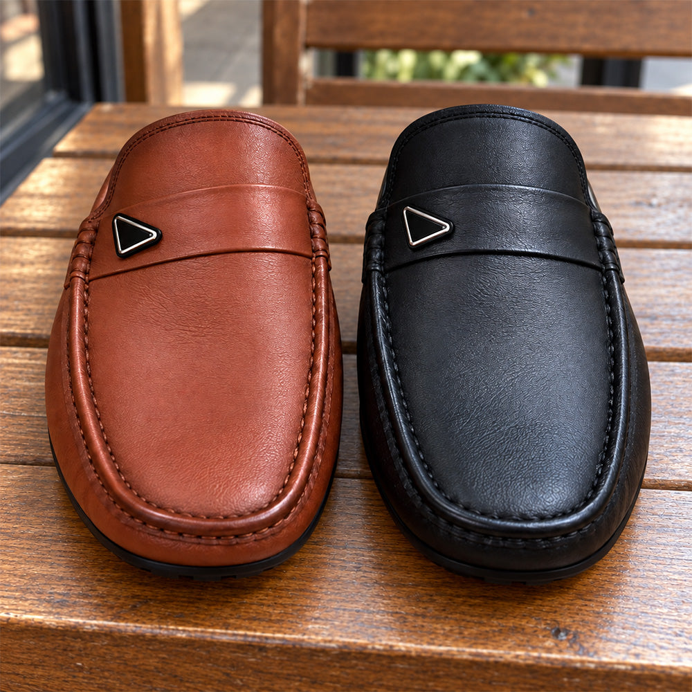 [LEVE 2 PAGUE 1] Mocassim Masculino Gallan em Couro Legítimo Palmilha de Gel e Solado Antiaderente +3BRINDES: Relógio, Cinto e Carteria