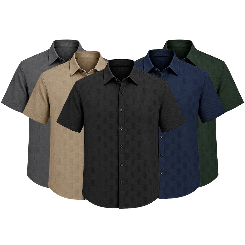 [LEVE 5 PAGUE 3] Camisa Masculina Logan em Tecido Linho (Estilo de Homem de Respeito!)